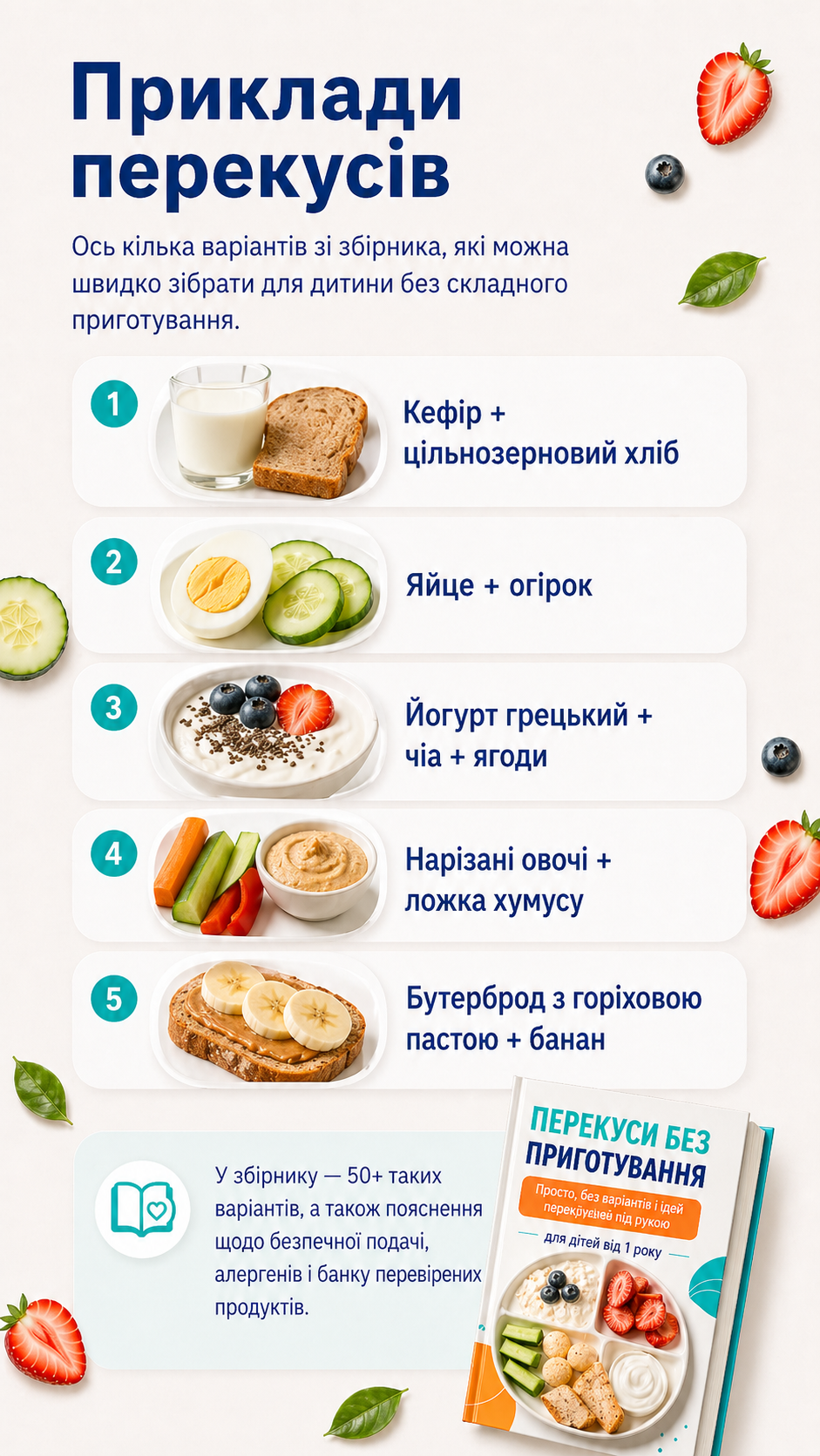 Приклади перекусів